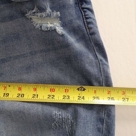 Judy Blue Boyfriend Fit Distressed Ripped Jeans Women Plus Size 22W JB82193MD - Picture 11 of 13